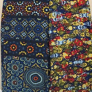 2 pair LulaRoe leggings